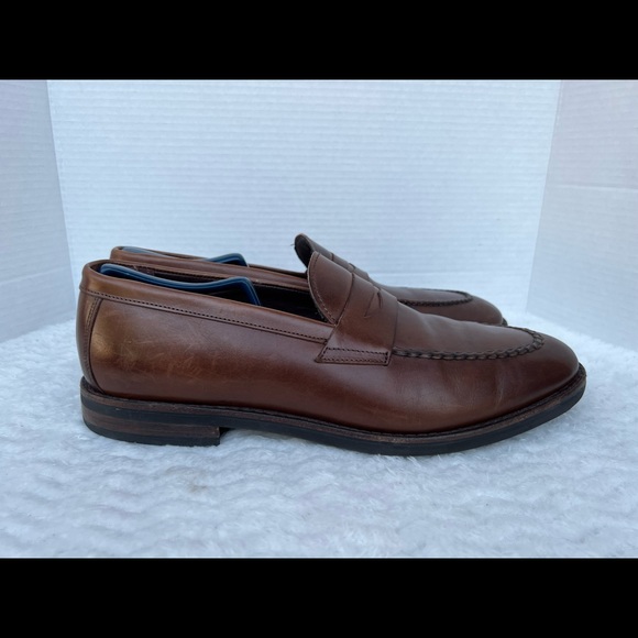 Allen Edmonds "NOMAD" Men’s Brown Leather PENNY Loafers Size 12 D 6813 - Picture 7 of 12